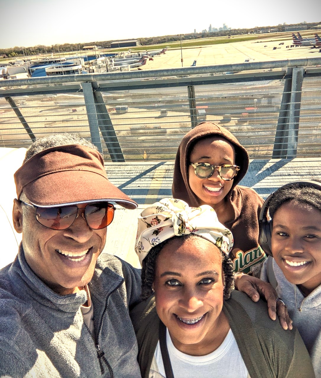 MDW and fam at CLT Airport in Mar 2024 CLT