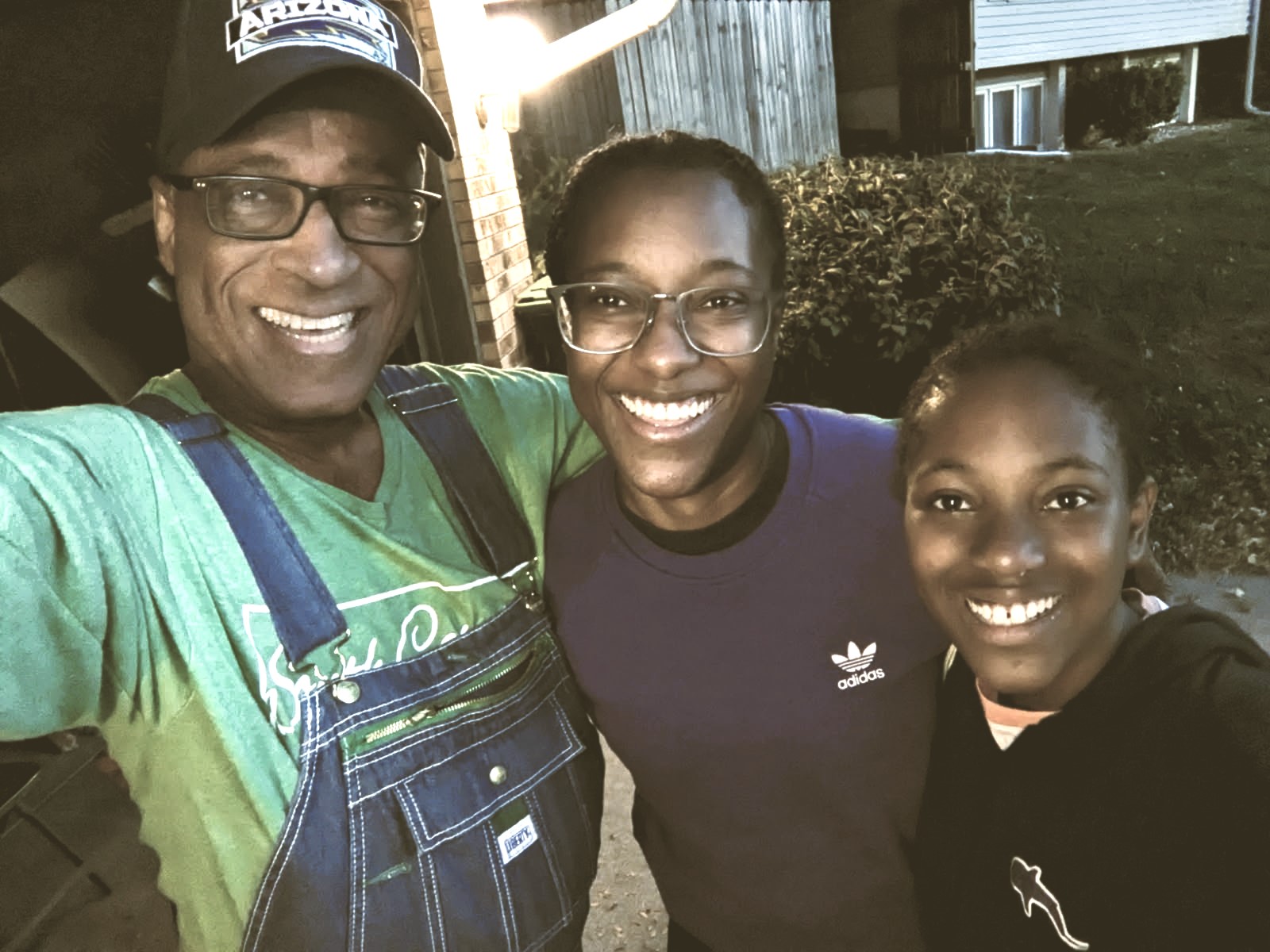 Uncle Mike with Martino niece and grand niece on Oct 26, 2025 in Nebraska More Unc